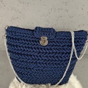 Torebka kuferek granat